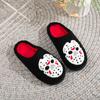 Fashion Comemore Slippers for Women Autumn and Winter Home Halloween Indoor Non-slip Cotton Slipper Padded Warm Soft Sole Slides Shoes