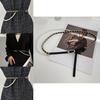 Elegant Black Layered Pearl Chain Waist Belt Accessory For Women's Outfits