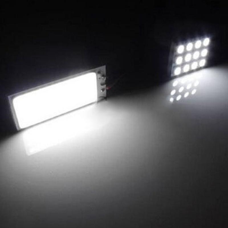White 36-COB LED Panel HID Bulb Car Vehicle Interior Map Dome Door Light 12V
