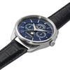 [MASTER WORKS] Masterworks Watch Quattro 004 MW21SN-ACNVG8 Watch Men's Made in Japan Quartz 40mm Leather Belt Men's Watch Moon Phase Navy Blue