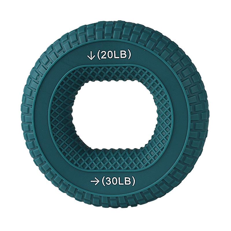 Dual-Force Grip Ring: Silicone Tread for Finger & Wrist Decompression Training