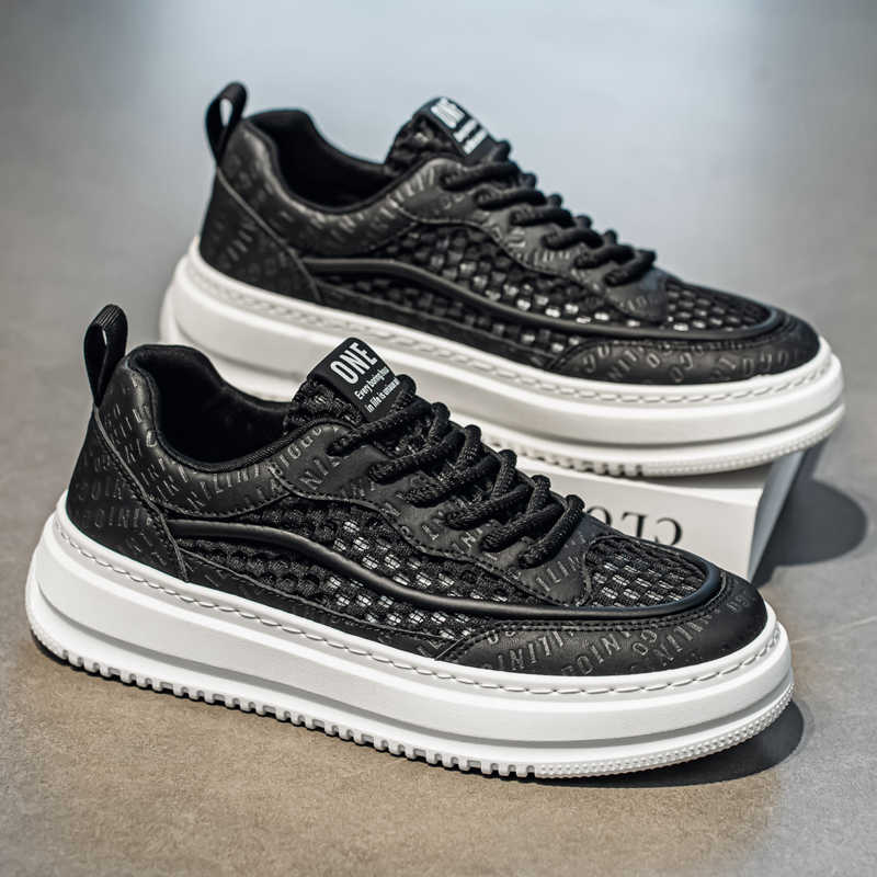 Fashion Camp Perforated Yellow Black Sneakers Casual Brand Basketball Shoes Man Trainer Sports Athletics Play Hit 2025outdoor