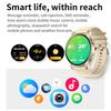 KC88 1,43 Zoll AMOLED-Bildschirm Smartwatch Bluetooth-kompatibles Anrufen Herzfrequenz Blutdruckmonitor