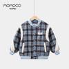 MOMOCO Boys' Plaid Winter Jacket
