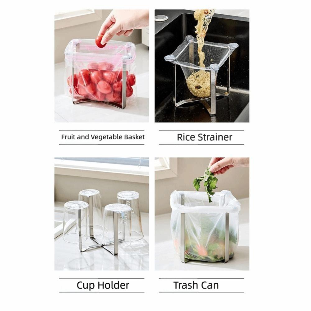 Stainless Steel Sink Strainer Net Bags Disposable Mesh Food Waste Catcher  Restaurant Use