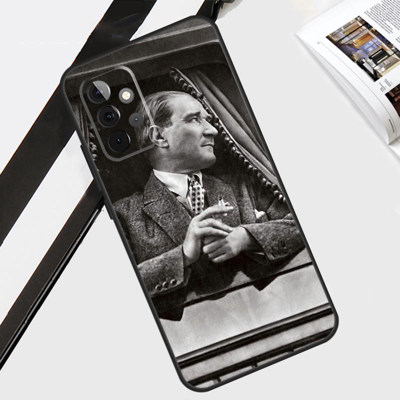 Mustafa Kemal Ataturk Case For Samsung Galaxy A12 A22 A32 A52 A56 A36 A26 A16 A06 A54 A34 A14 A13 A53 A15 A35 A55