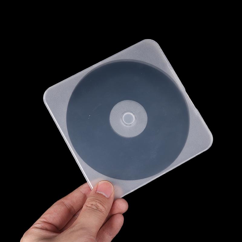 1/2/5 Stücke Transparent Kunststoff Einzelstück CD Fall Verdickt DVD Disc Box