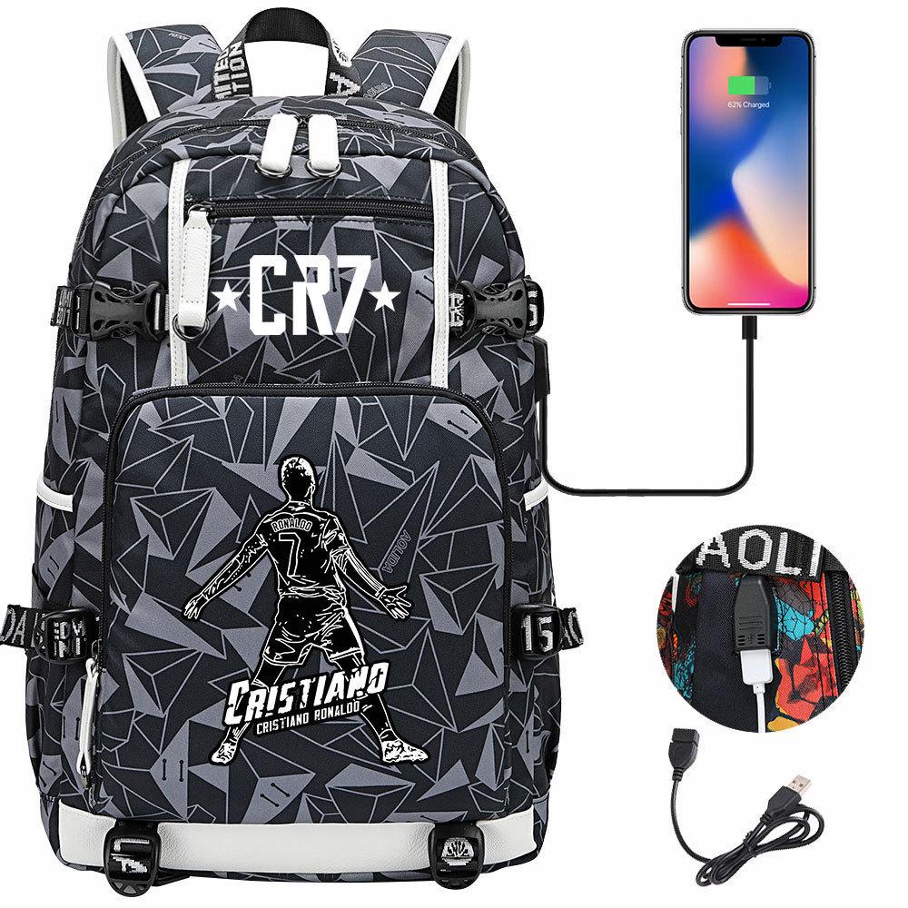 3-delige Schoolrugzakset voor Studenten Grote Capaciteit Oxford Stof Schooltas met Schouderband en Etui 48CMX30CMX15CM
