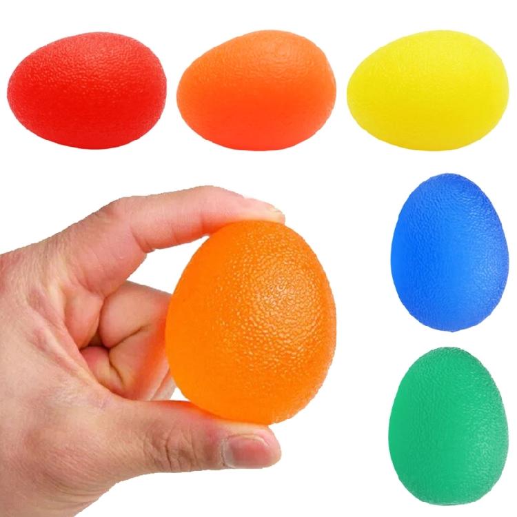 5Pcs Stress Relief Balls Hand Exercisers Stress Reliever Silicone Grip Strength Trainer Wrist Exercise Equipment