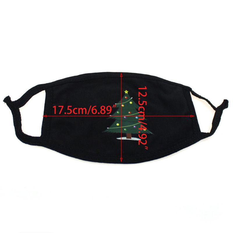 Christmas Cartoon Mouth Mask Cute Santa Claus Dustproof Warm Face Cover