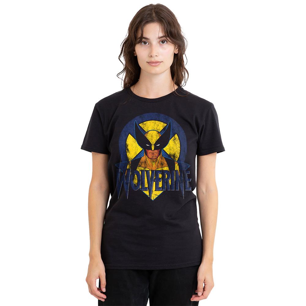 Marvel Unisex Adult X-Men Wolverine Retro T-Shirt