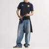 adidas Originals Japan Retro Football Casual Culture Slim Fit Knitted Striped Short Sleeve T-Shirt Men Tops KA1521
