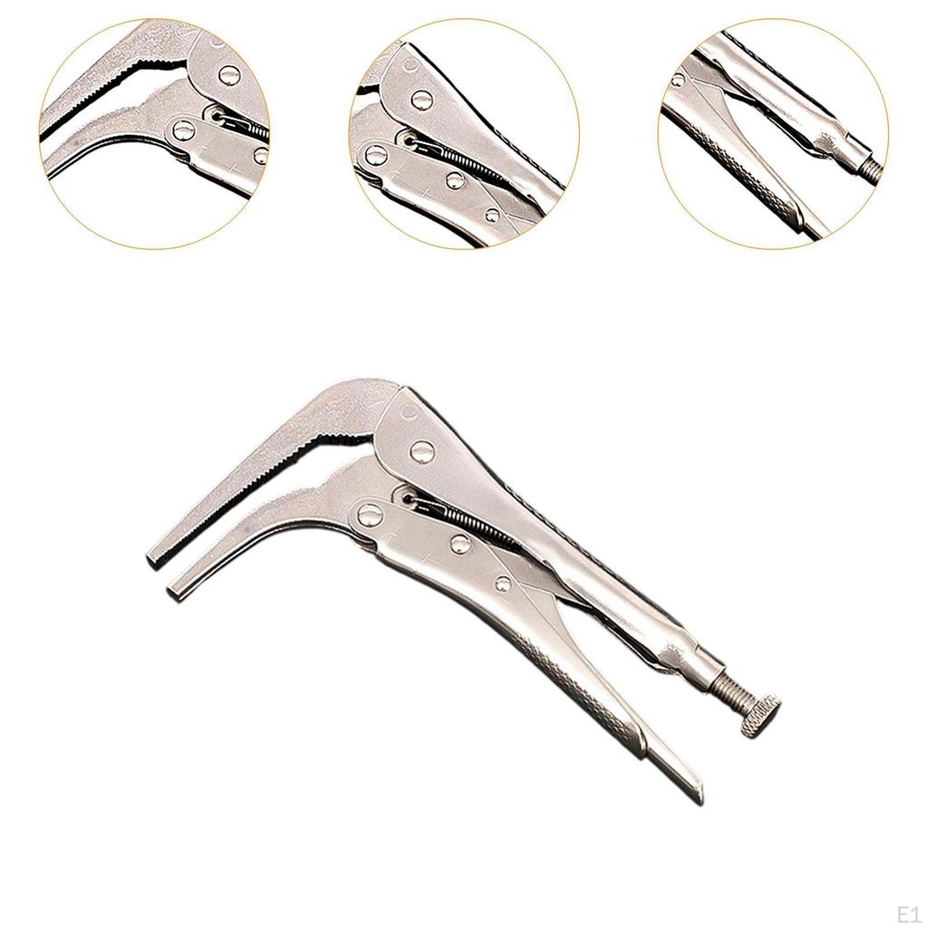 90 Degree Bent Nose Pliers Welding Locking Plier Tool Easy to Use Sheet Metal Clamp