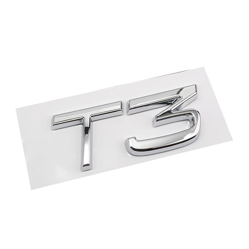 Car ABS Displacement Logo Replace Badge Emblem Decal Sticker For Volvo S60 S80 S90 XC90 XC60 V40 V70 V60 T3 T4 T5 T6 T8 V8 AWD