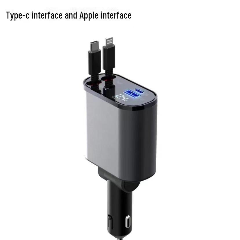 Super Fast Car Charger Adapter with USB and Cigarette Lighter Conversion