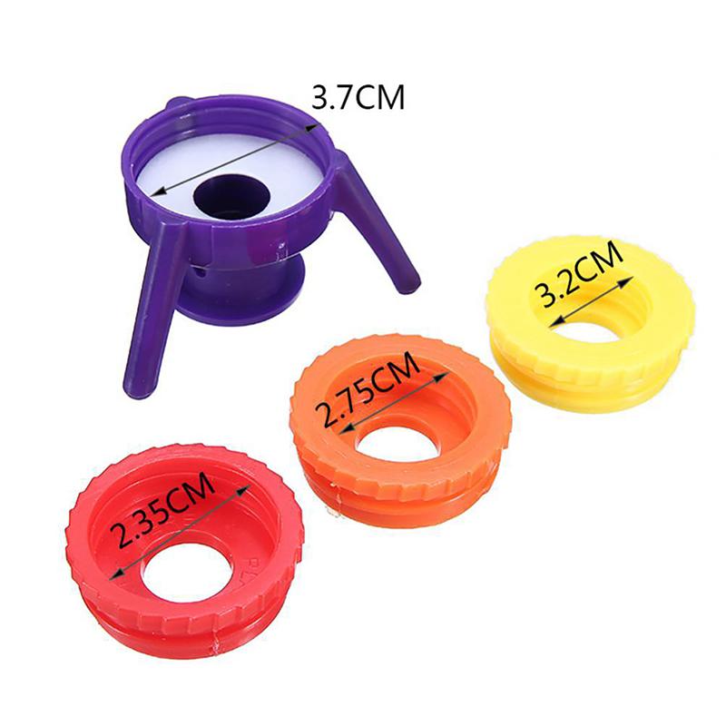 3 /6Pcs Bottles Stand Cap Kit Set Easy Pour Out Thick Liquid Bottle Emptying Kit Women Make-Up Kitchen Bathroom