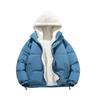 Cotton-padded Men's Winter Lamb Wool Jacket Winter Clothing Velvet Cotton-padded Jacket Couple Bread Clothing Thickened Cotton-padded Clothing Trend