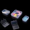 Dustproof Transparent Plastic Box Rectangular Flip Cover Box New Storage Box  Small Objects Display