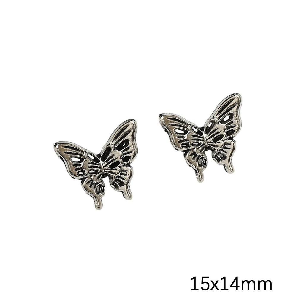 Antique Silver Moon Pentagram Pendant for DIY Jewelry Making