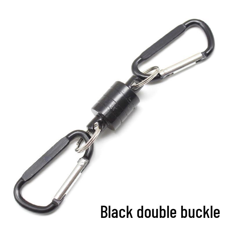 Strong Magnetic Climbing Buckle: Portable Anti-Lost Rope for Outdoor Fishing & Wireless Use
