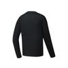 FILA Fitness Crew Neck Solid Color Comfortable Casual Long Sleeve T-Shirt Men Tops A51M631205FBK