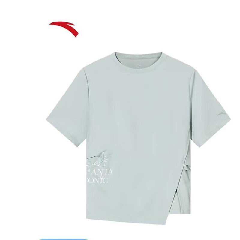 ANTA Women s UPF50+ Sun Protection Ice Skin Loose Fit Printed Short Sleeve T-Shirt M