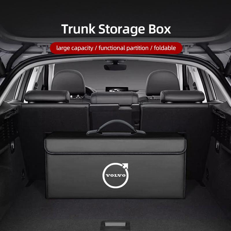 Large Capacity Storage Box Portable Car Trunk Organizer Tools For Volvo ES90 EC40 EX40 EM90 XC90 V90 V60 XC60 V40 S80 S60 S90 C4