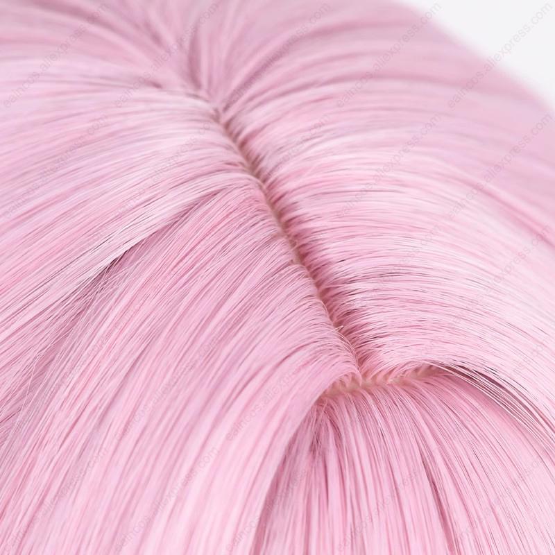 Elysia Cosplay Wig 80cm/110cm Long Pink Mixed Color Wigs Heat Resistant Synthetic Hair Halloween Party Role Play Wigs