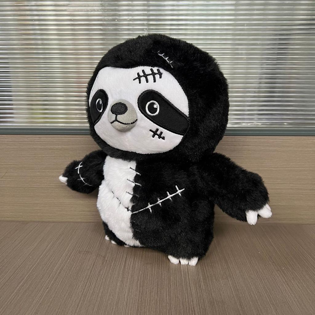 In Stock 25cm Hot Sloth Plush Doll Dark Series Toys Halloween Party Funny Atmosphere Decorations Birthday Christmas Gift Friends