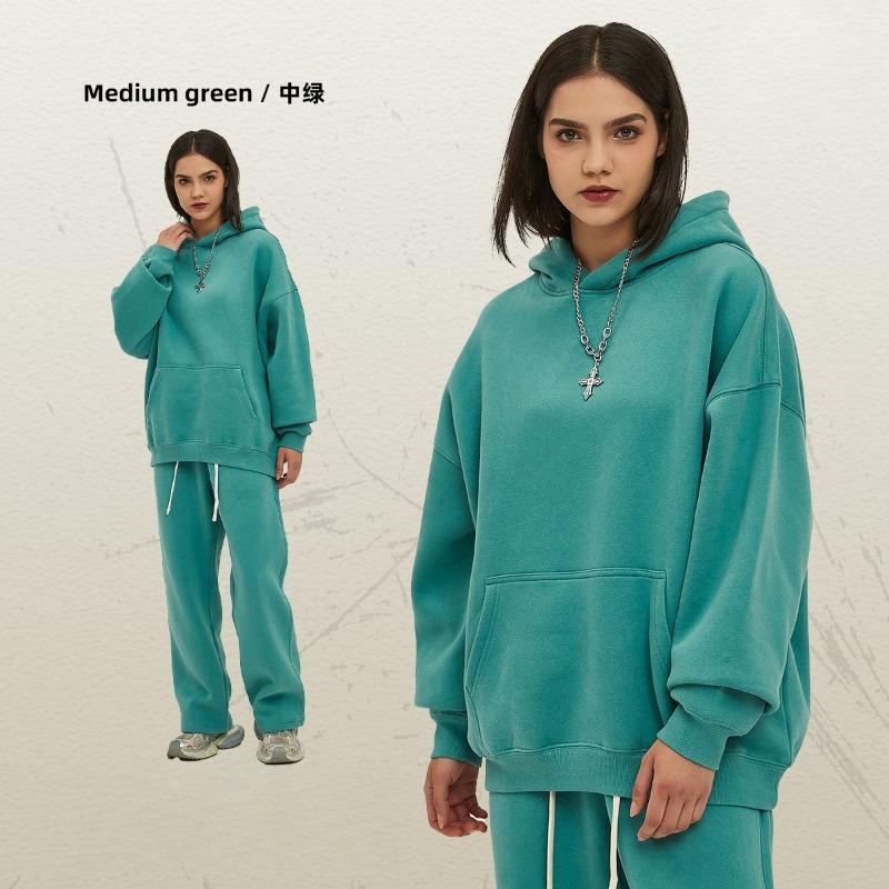 EastRogue New Loose-fitting 350g Fleece-lined Trendy Hoodie for Men, Oversized and Thickened with A Hood.