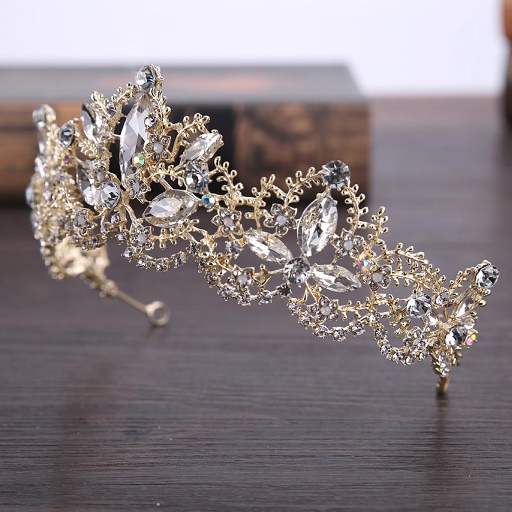 Women's Daily Wedding Tiara Self-Wedding Bridal Hair Crown