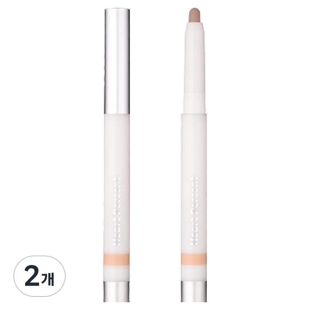 Heart Percent Dot On Mood Lineproof Lip Pencil 10 Beige Salmon 2 pcs