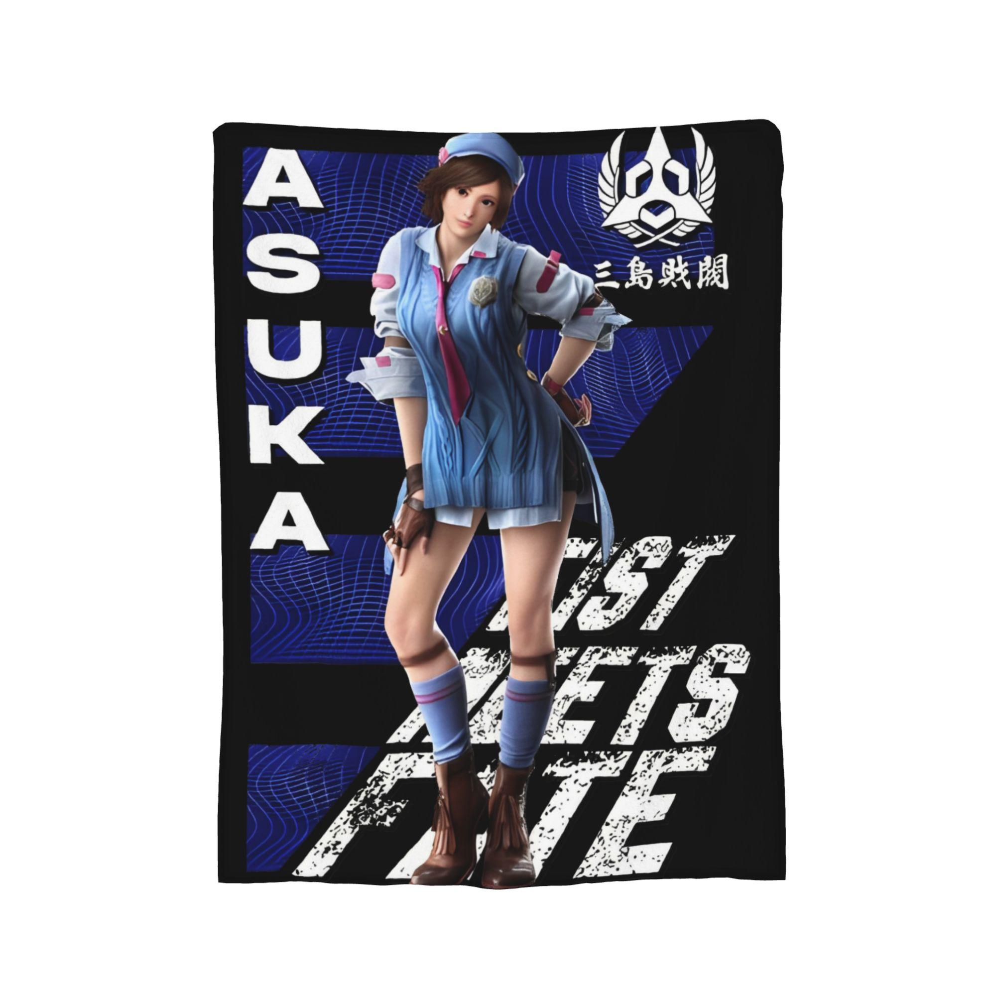 Сяоюй  Фланелевое одеяло Tekken 8 Игровое Новое плед для дома 200x150см Покрывало, 30x40in