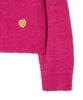PHYSICAL DEPARTMENT Heart Apple Crop Knit_Pink