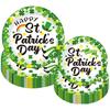 St. Patrick'S Day Children'S Party Party Arrangement Paper Cup Plate Knife Fork Spoon Set