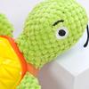Pet Toy Molar Teeth Guard Soft Tough Chew Toy Turtle Shape Bite-Resistant Tooth Cleaner Dog Toy with Built-in Sound