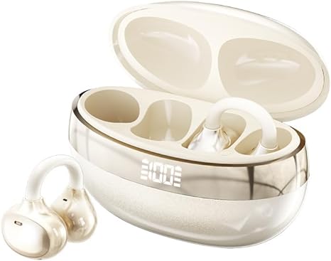 Xiaomi Clip-On Open Ear Wireless Bluetooth Headphones,Bluetooth 6.0 Sports Earphones with 60-Hour Battery, Comfortable Wearing,HD Call