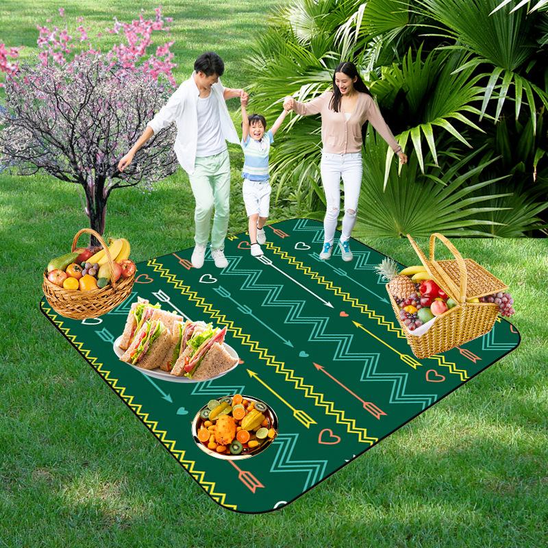 Picnic Blankets Extra Large, Waterproof Foldable Outdoor Beach Blanket,3-Layer Picnic Mat for Camping, Hiking, Travel, Park, Concerts