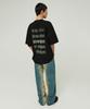 Mc Wood Gun Swagver 3547 Back Art Oversized Black Short Sleeve Tee