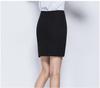 Professional Slimming Black Midi Bodycon Skirt - Business & Commuting Plus Size Spring/Summer