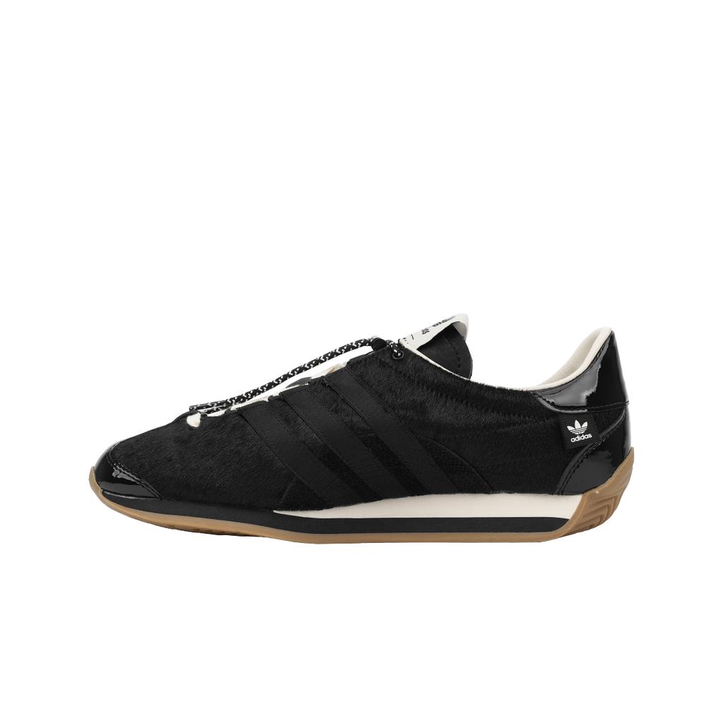 Song for the Mute x adidas Country OG Pack Poil de Poney - Baskets Unisexe Noires Noir Core Blanc Crème JH9010