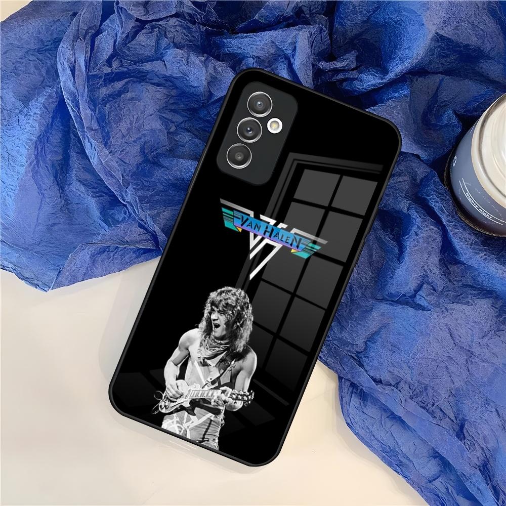 Eddie Van Halen Graphic Guitar Phone Case for Samsung Galaxy S26 S25 S24 S30 S21 S23 S20 S22 Fe Pro Edge Ultra Plus Glass Cover