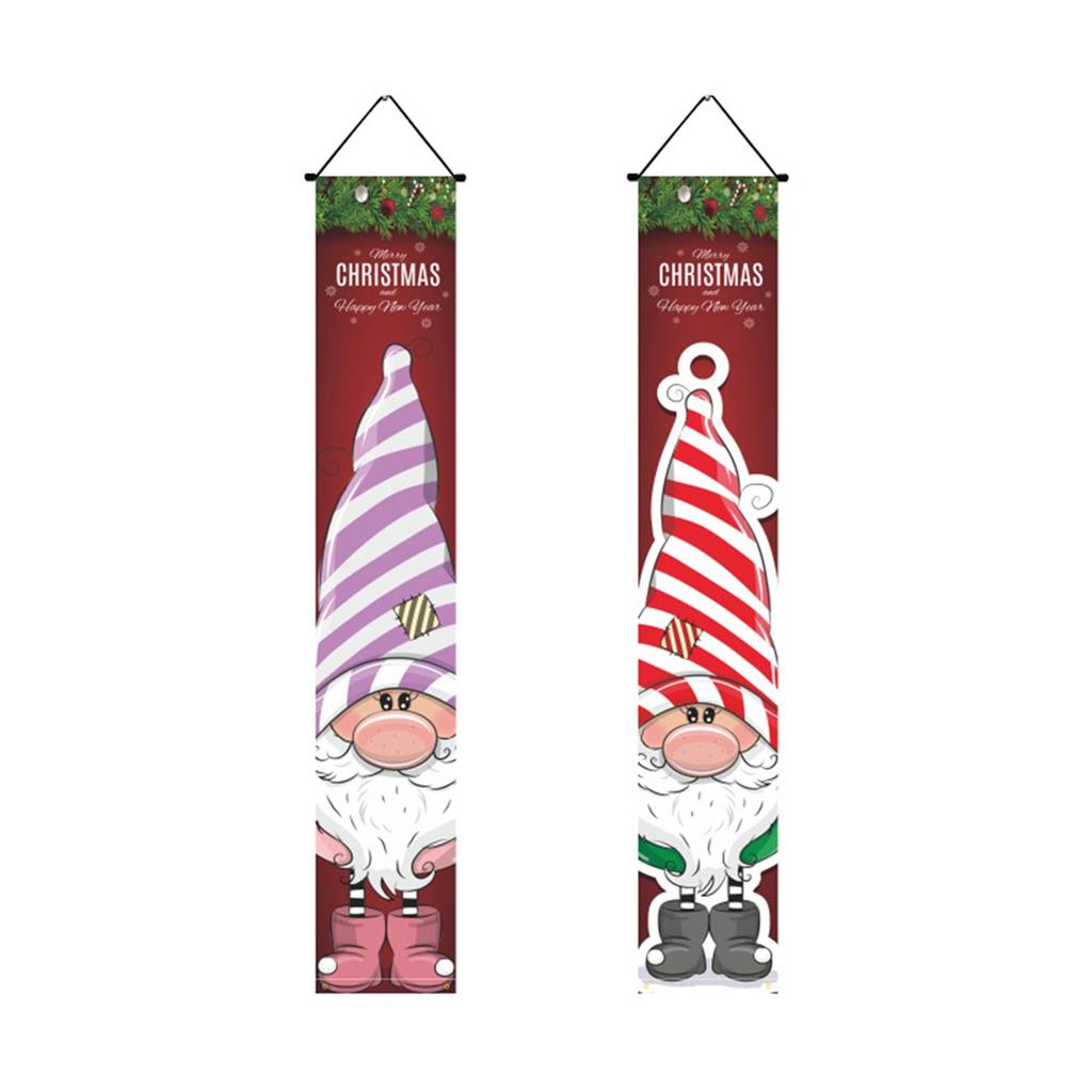 CYCLI-Merry Christmas. Hang The Banner. Indoor And Outdoor Christmas Decorative Banners, Front Door And Garage