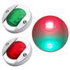 2Pcs Rot Grün LED Boot Navigation Licht 12V IP68 Wasserdicht Segeln Signal Lampe Marine Yacht Warnleuchten