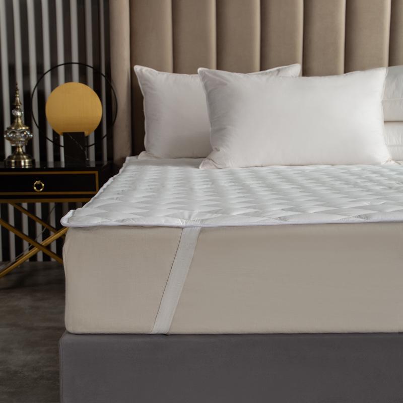 Antypoślizgowy Hotelowy Nakładka na Materac - Miękka Ochronna Pościel do Domu i Akademika