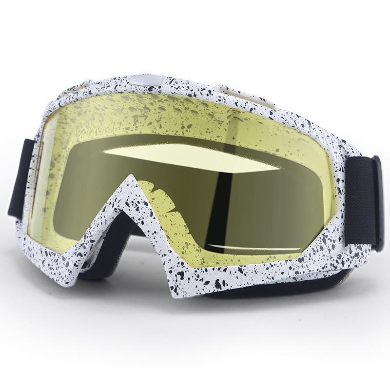 Retro Off-Road Motorcycle Goggles - Wind & Sand Protection for Harley Riders