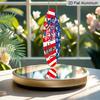 2D Flat Retro Aluminum Wall Stickers In Various Sizes. Independence Day Theme, Fourth of July American Flag, USA Door Decoration/welcome Sign. Ideal