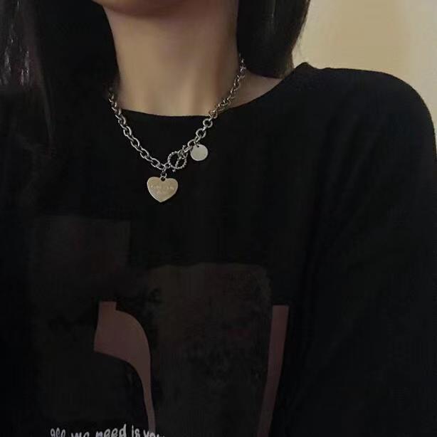 Korean Trendy Stacked Butterfly Necklace for Women - Niche Hip-Hop Clavicle Design