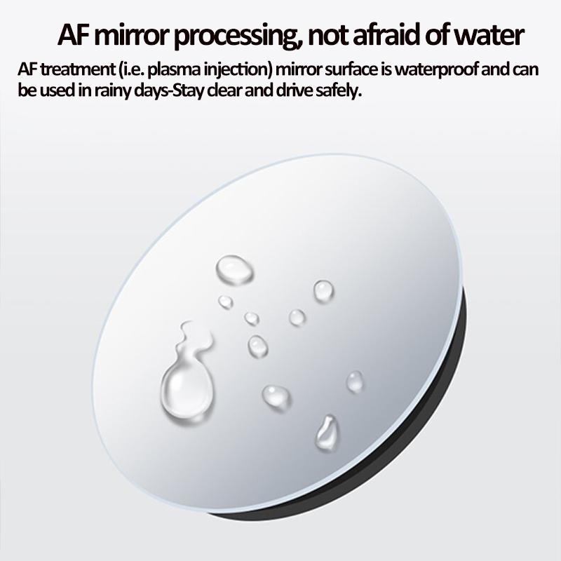 Blind Spot Mirror For Reverse Frameless Ultrathin Wide Angle Round Convex Rear View Mirror 360 Degree HD Car Accessories