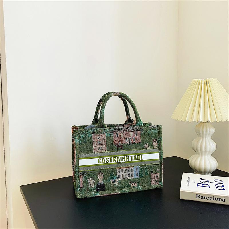 

Новая ранняя весенняя садовая сумка для девочки, тренд на контрастные цвета, портативная сумка для девочки